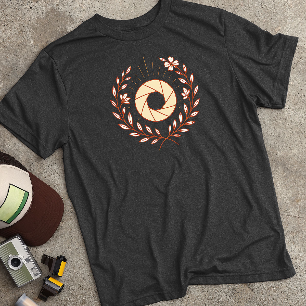 Boho Floral Aperture T-Shirt
