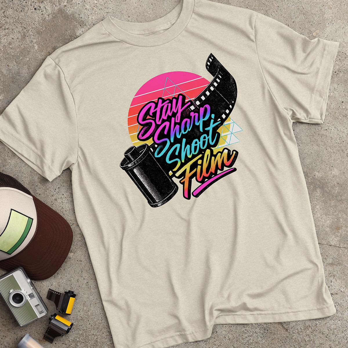 Stay Sharp Shoot Film T-Shirt