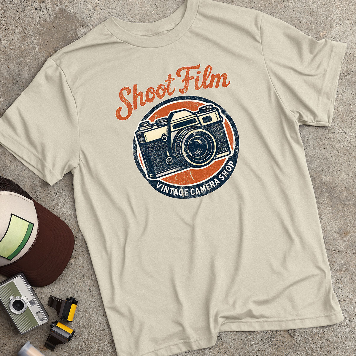 Shoot Film Vintage Camera Shop T-Shirt