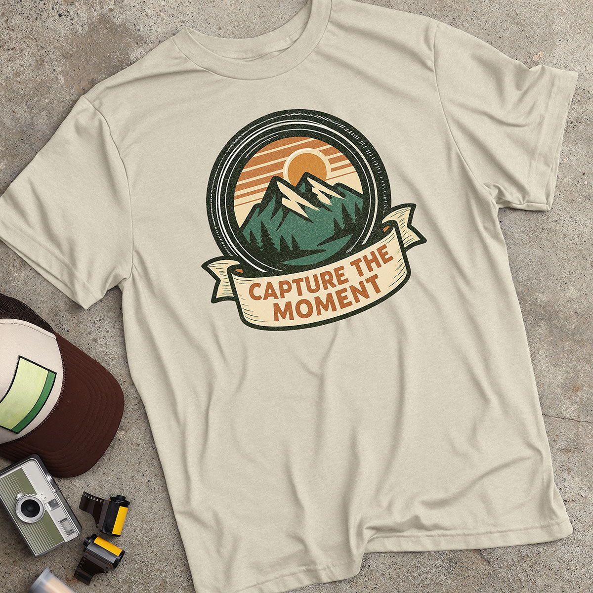 Capture The Moment Badge T-Shirt