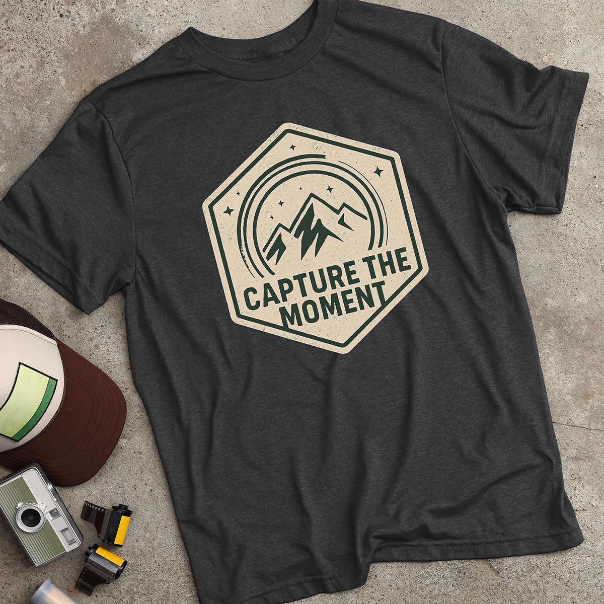 Capture The Moment Badge T-Shirt