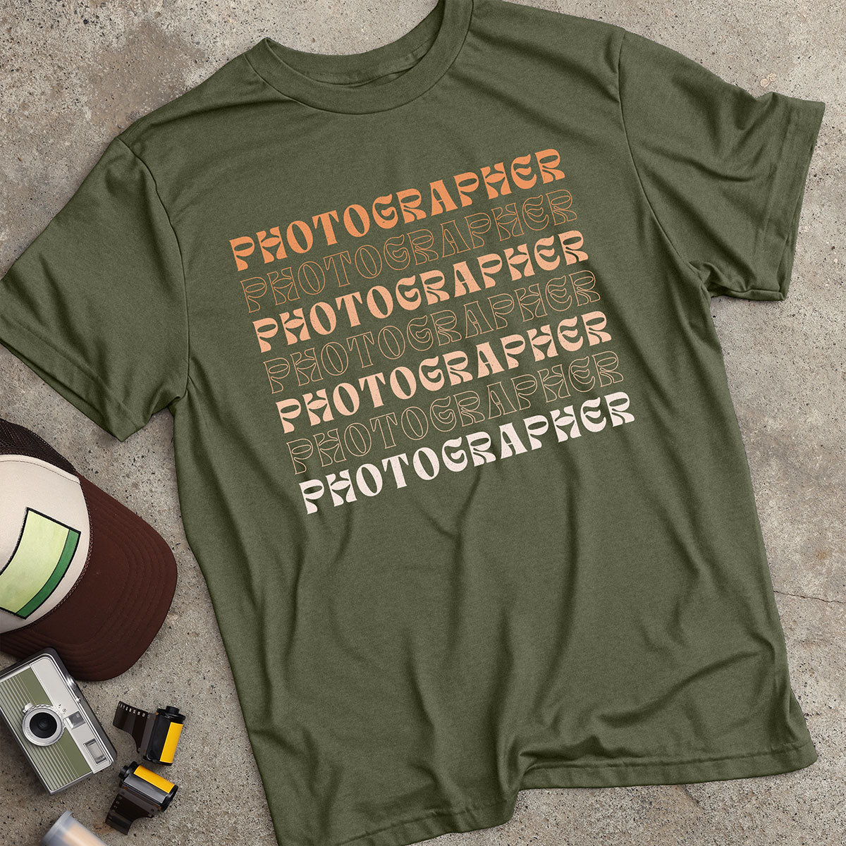 Photographer Repeating T-Shirt
