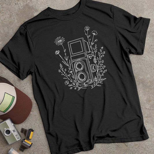 Twin Lens Reflex & Wildflowers T-Shirt
