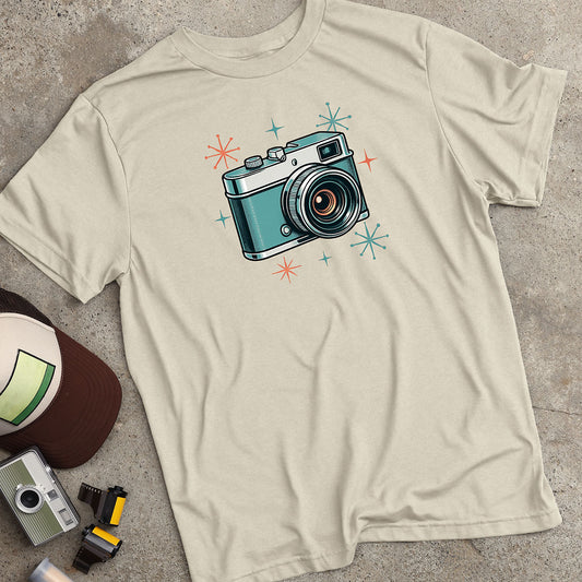 Retro-Futuristic Camera T-Shirt
