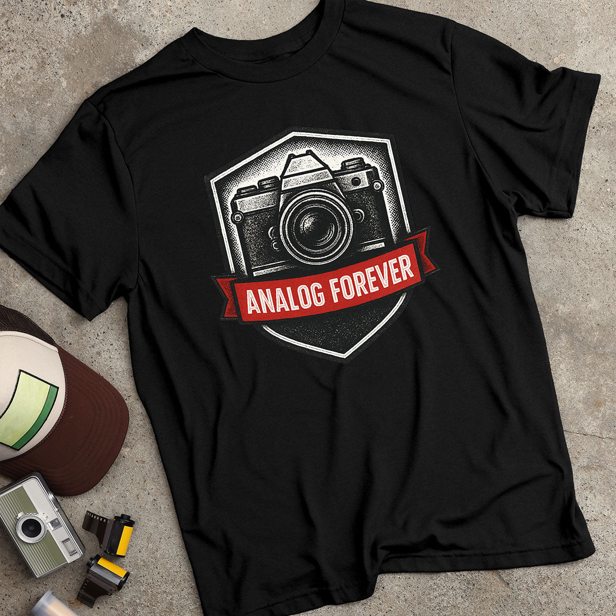 Analog Forever Shield T-Shirt