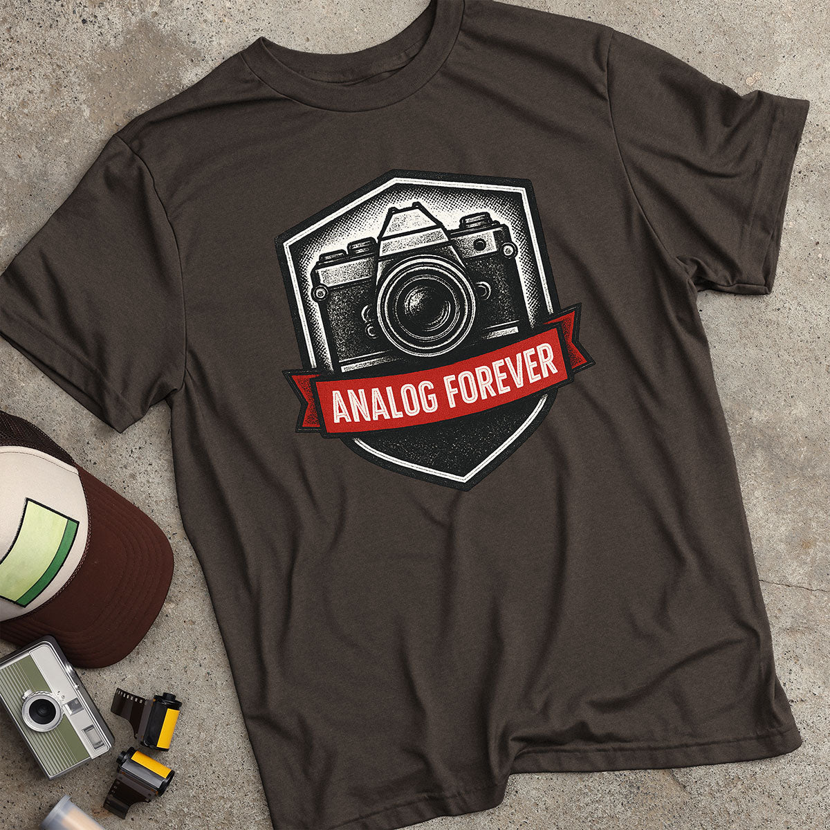 Analog Forever Shield T-Shirt