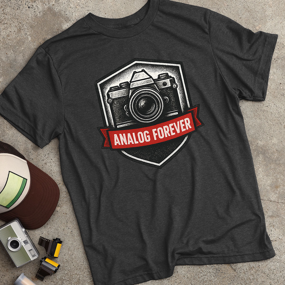 Analog Forever Shield T-Shirt