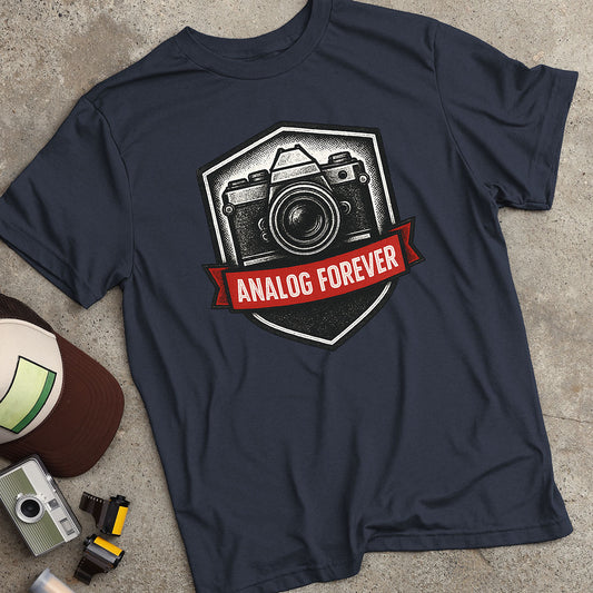 Analog Forever Shield T-Shirt