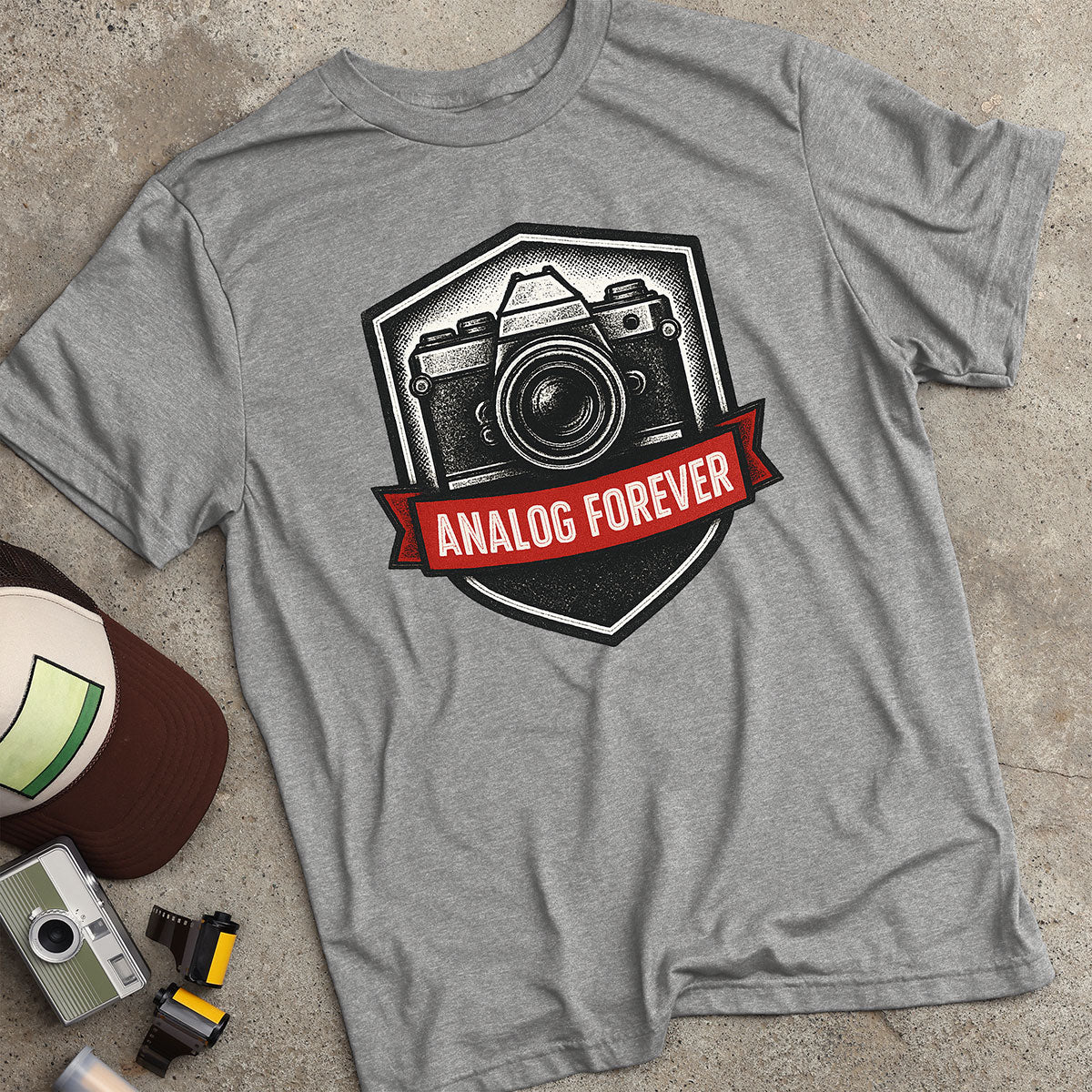 Analog Forever Shield T-Shirt