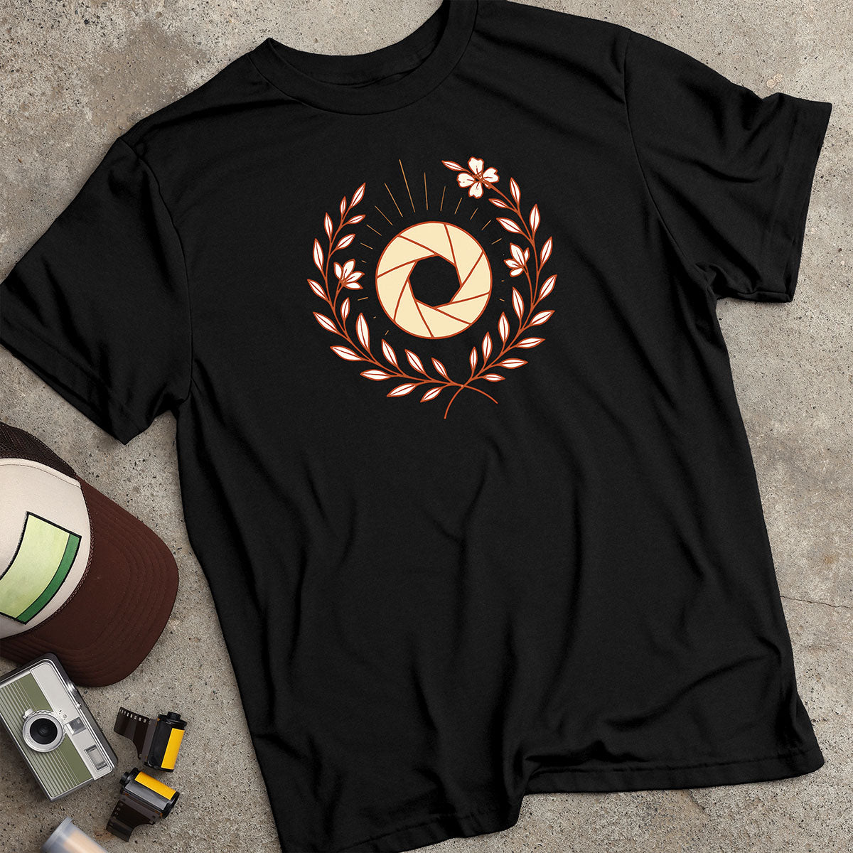 Boho Floral Aperture T-Shirt