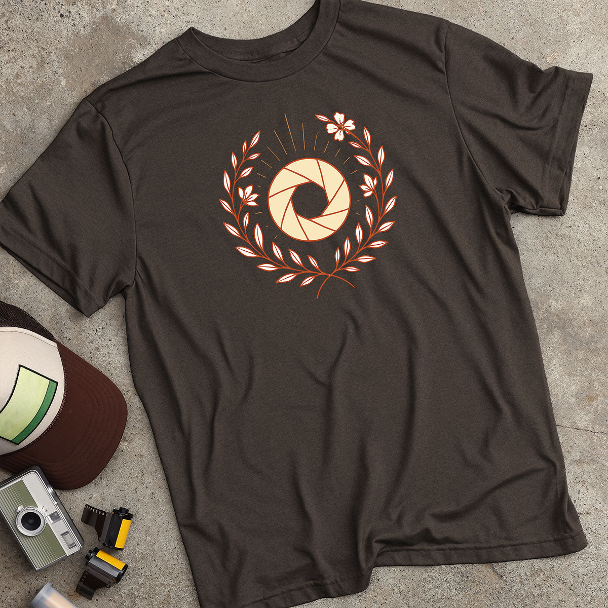 Boho Floral Aperture T-Shirt