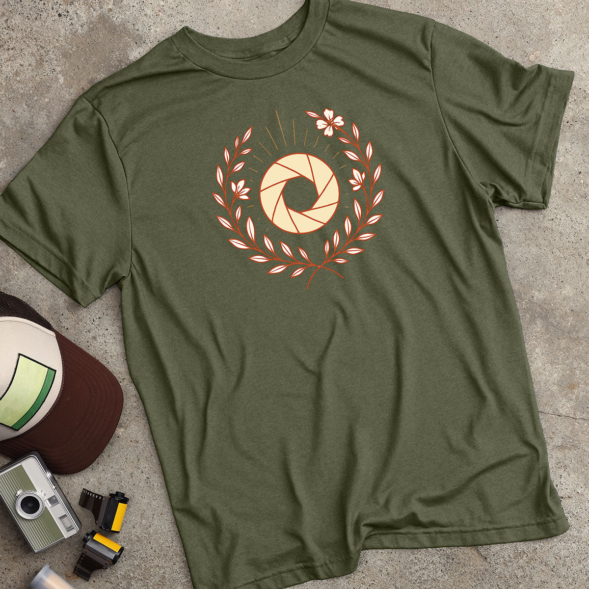 Boho Floral Aperture T-Shirt