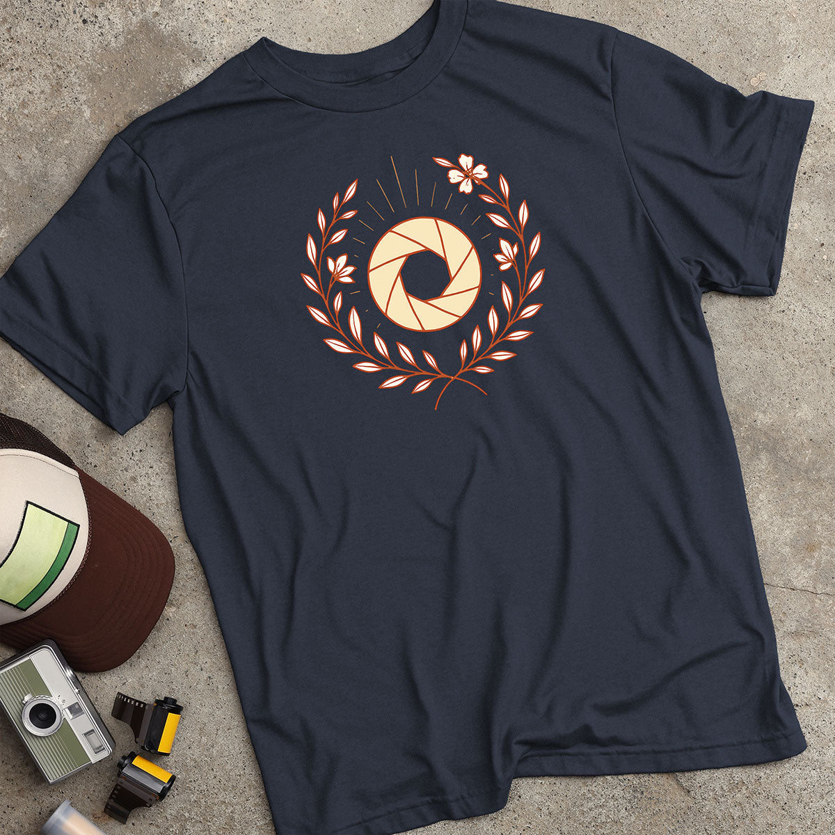Boho Floral Aperture T-Shirt