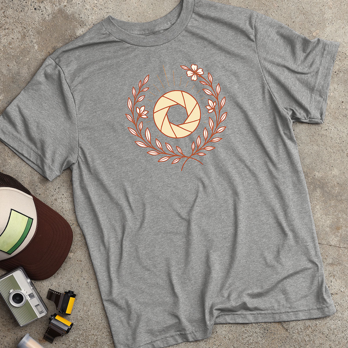 Boho Floral Aperture T-Shirt