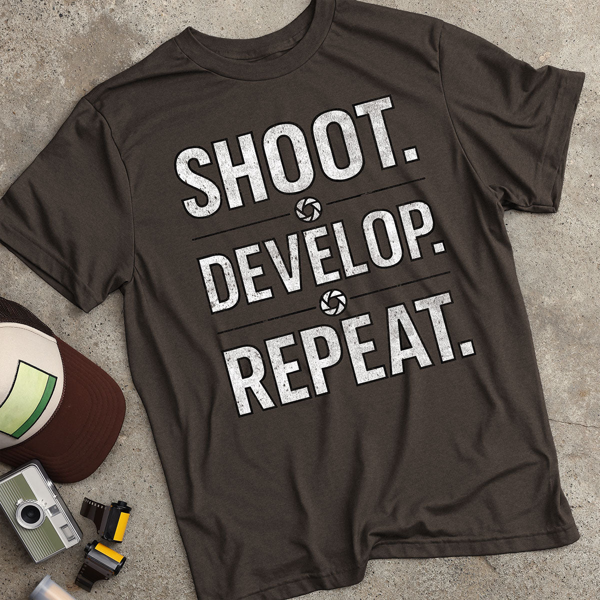 Shoot. Develop. Repeat. T-Shirt