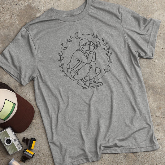 Photographer w/ Lunar & Floral T-Shirt