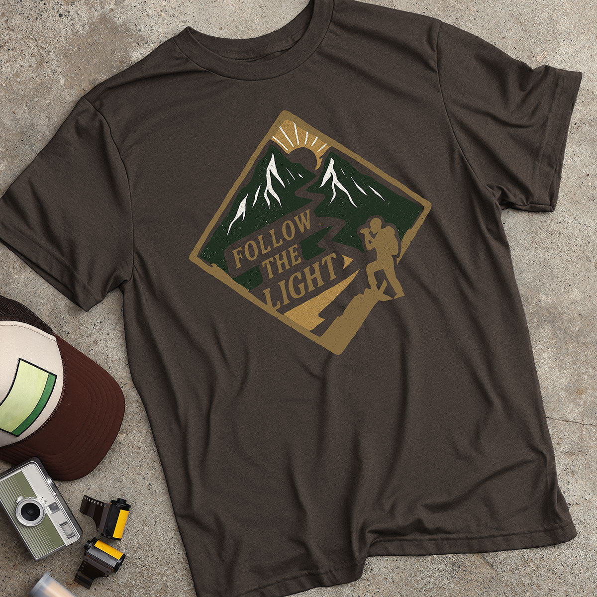 Follow The Light Hiker T-Shirt