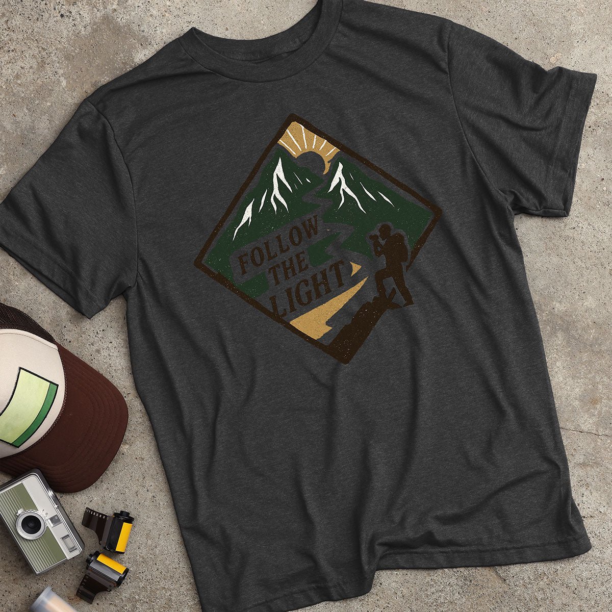 Follow The Light Hiker T-Shirt