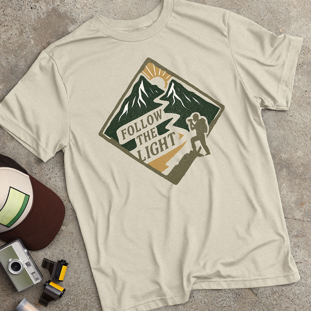 Follow The Light Hiker T-Shirt