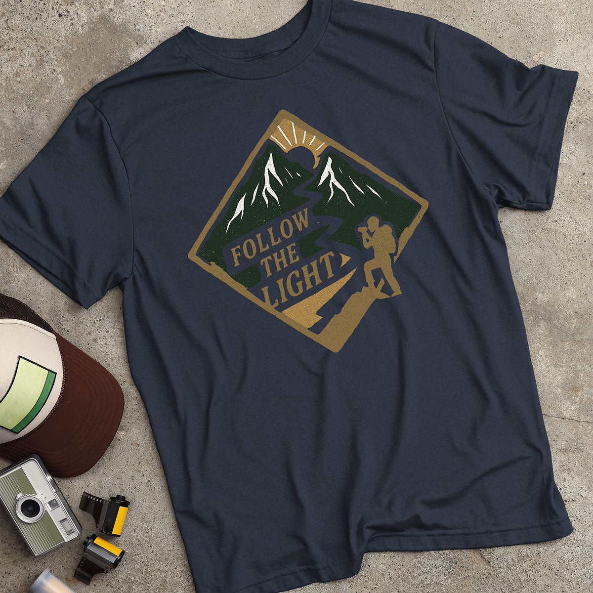 Follow The Light Hiker T-Shirt