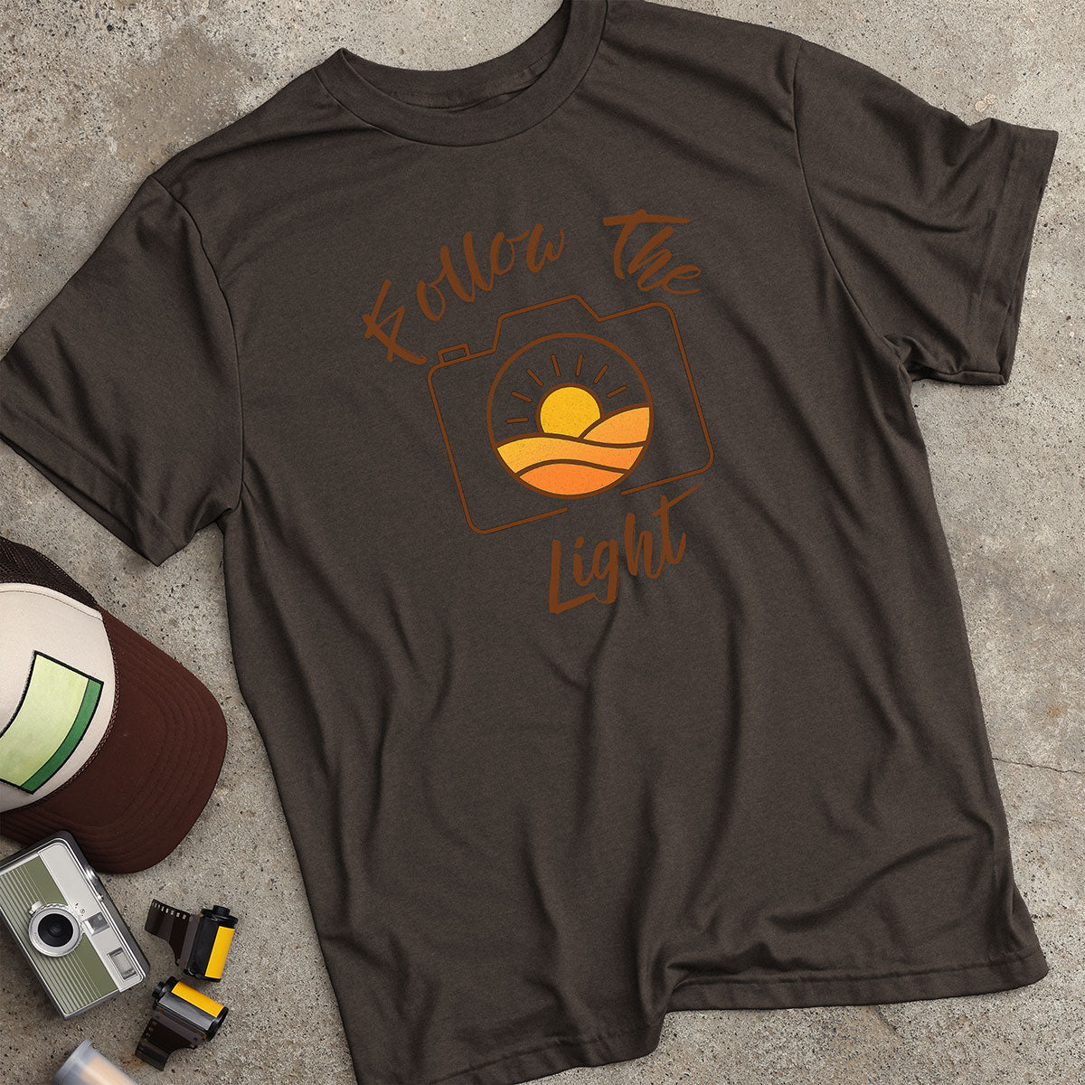 Follow The Light Lens Sunset T-Shirt