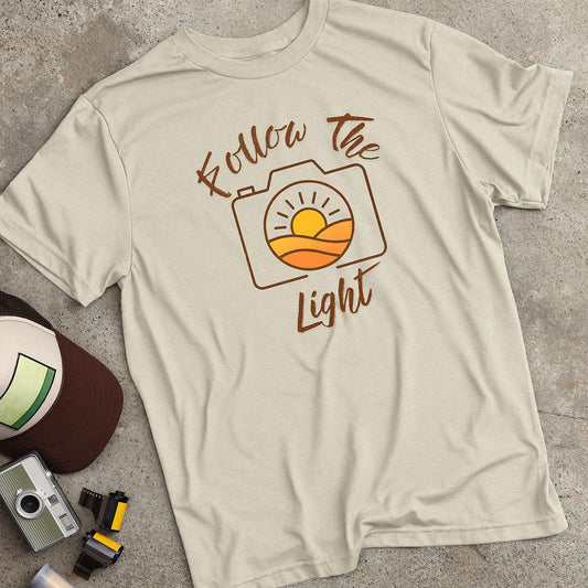 Follow The Light Lens Sunset T-Shirt