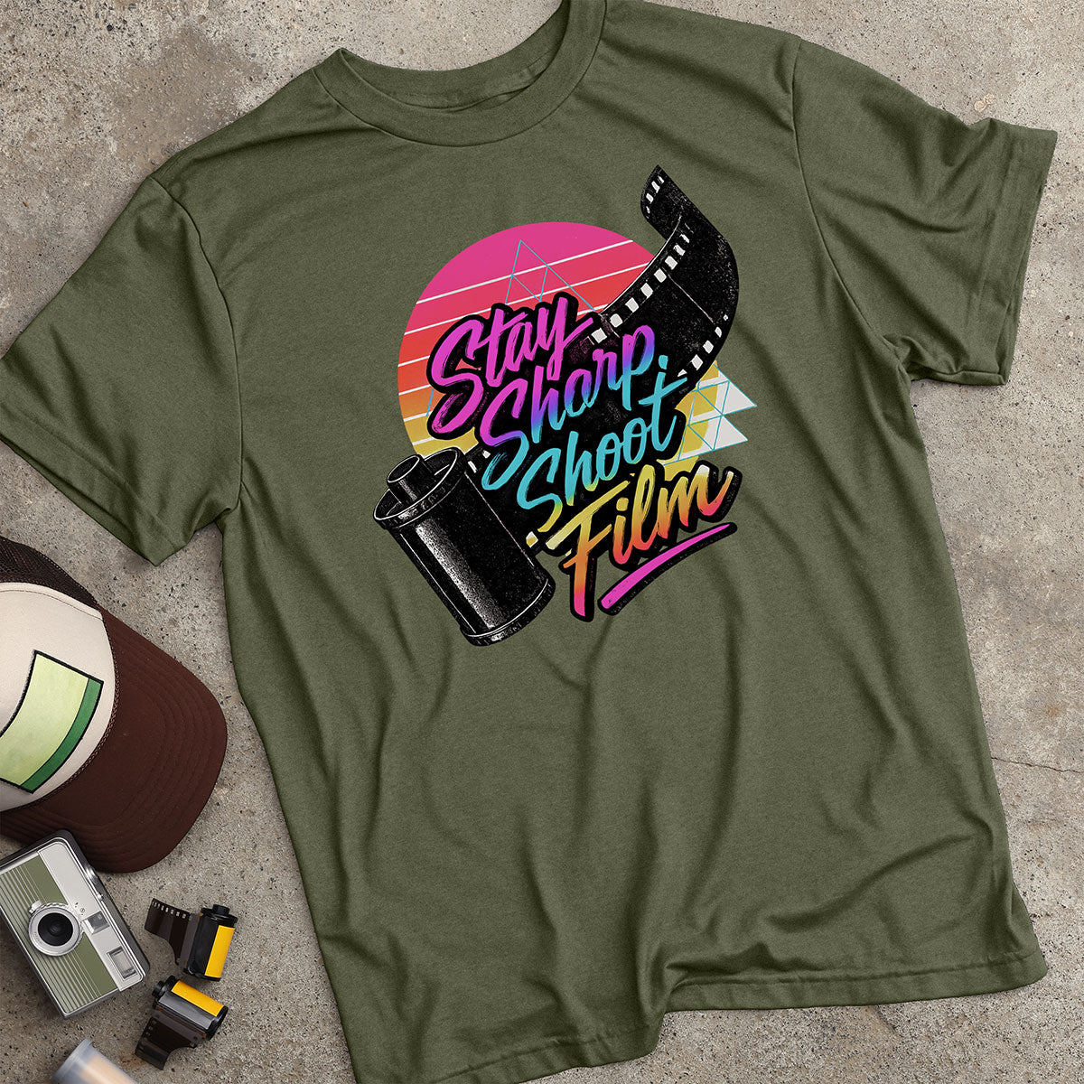 Stay Sharp Shoot Film T-Shirt