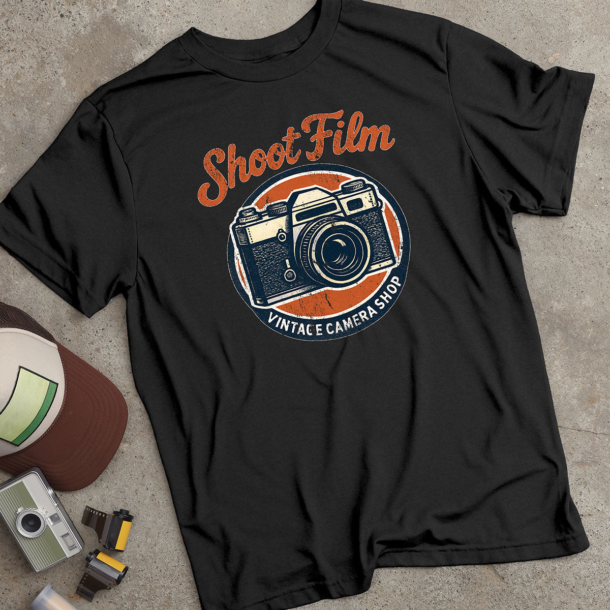 Shoot Film Vintage Camera Shop T-Shirt