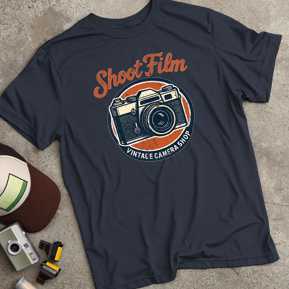 Shoot Film Vintage Camera Shop T-Shirt