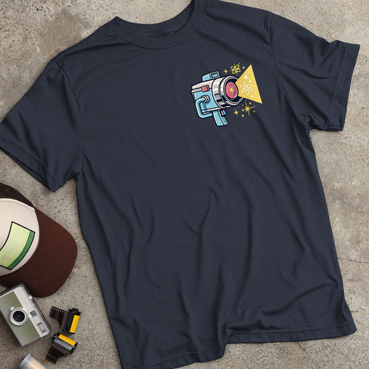 Retro Atomic Starburst Camera T-Shirt