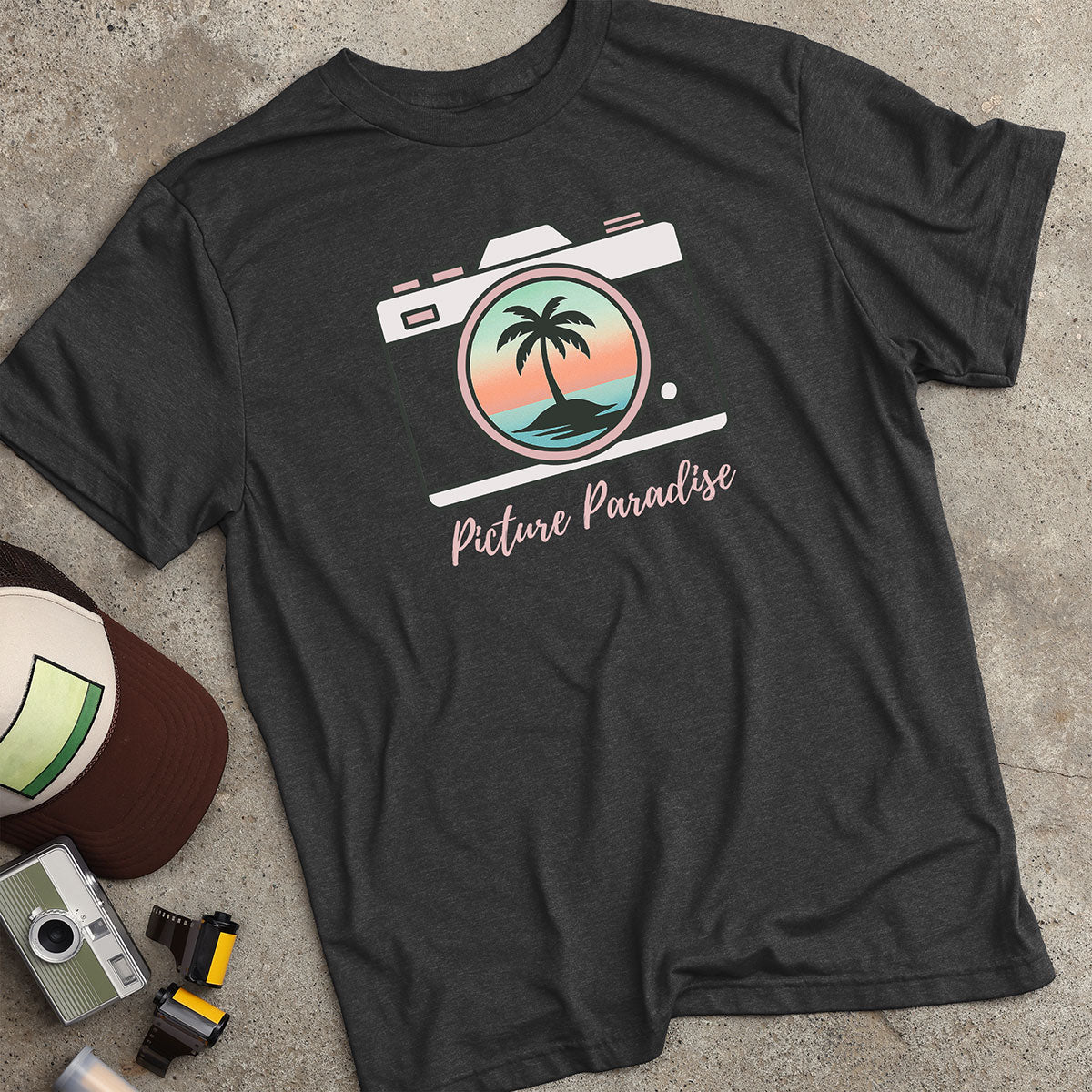 Picture Paradise Tropical Camera T-Shirt