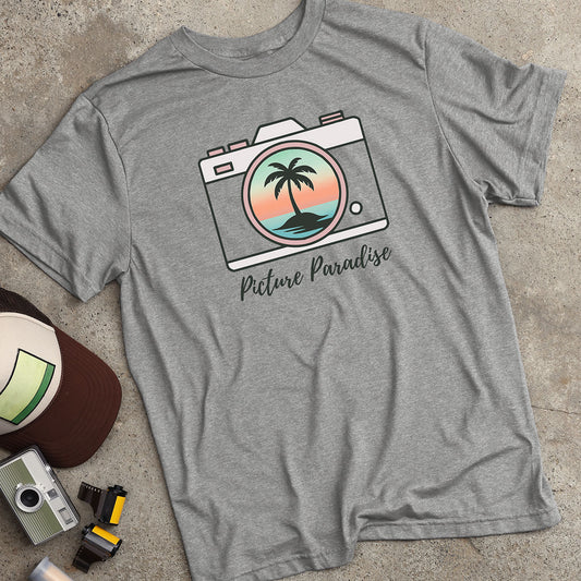 Picture Paradise Tropical Camera T-Shirt