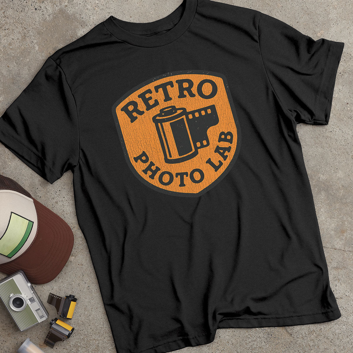Retro Photo Lab Badge T-Shirt