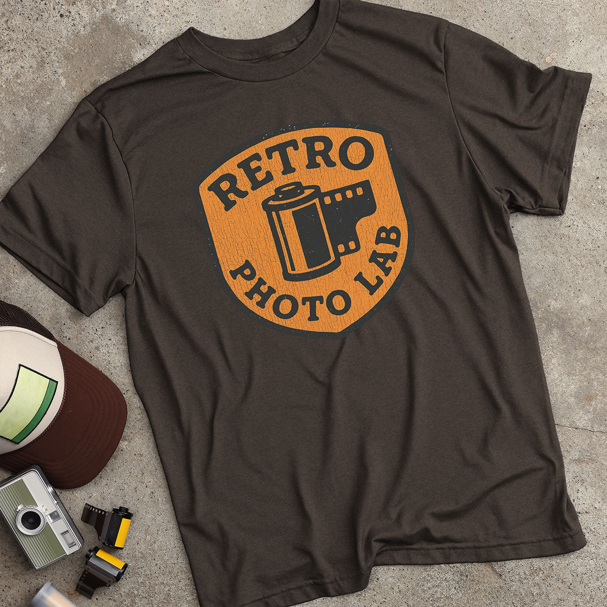 Retro Photo Lab Badge T-Shirt
