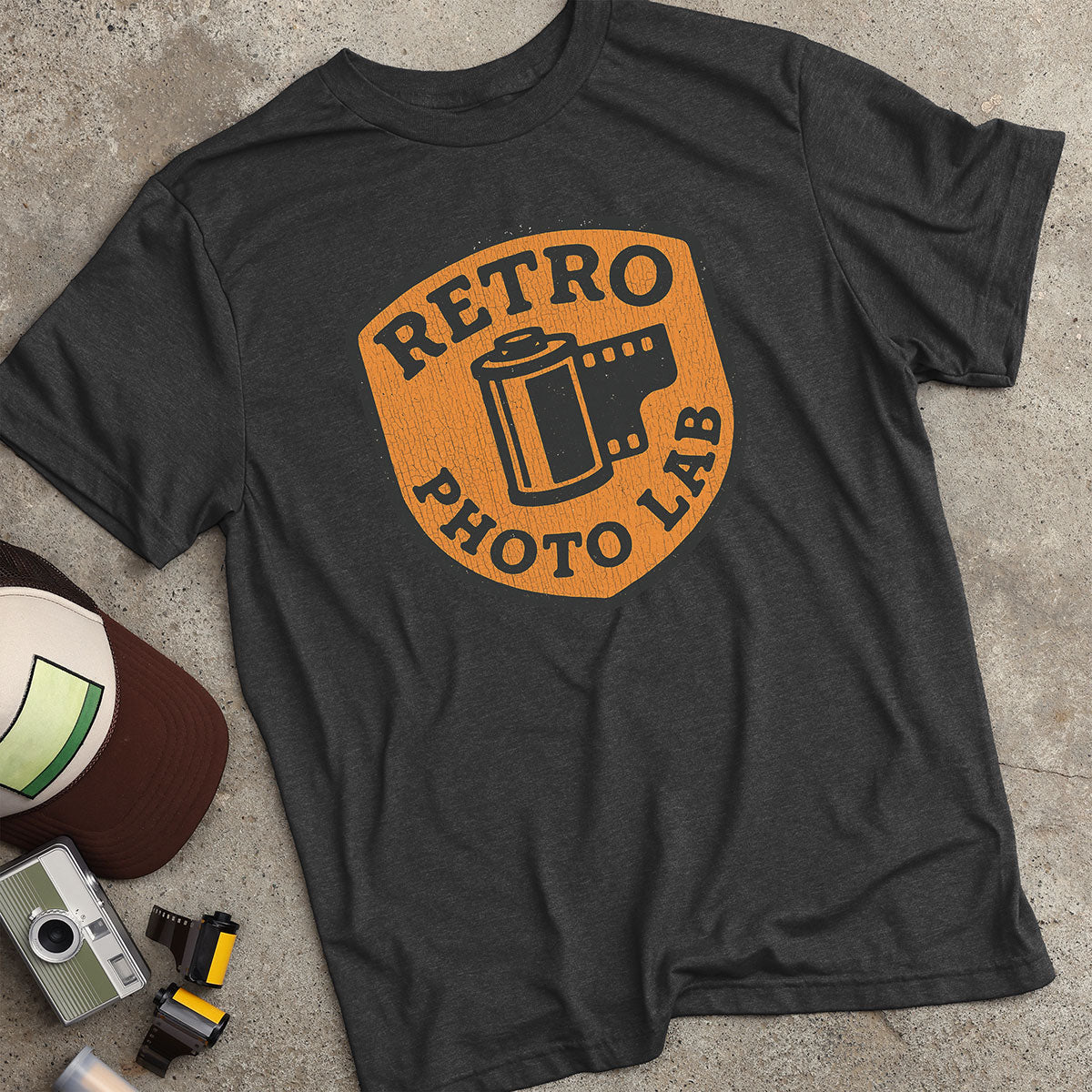 Retro Photo Lab Badge T-Shirt