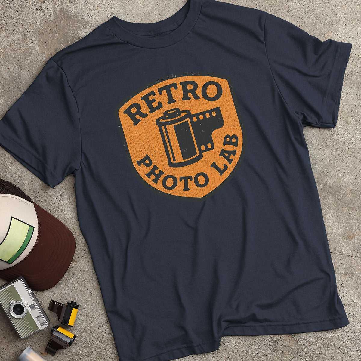 Retro Photo Lab Badge T-Shirt