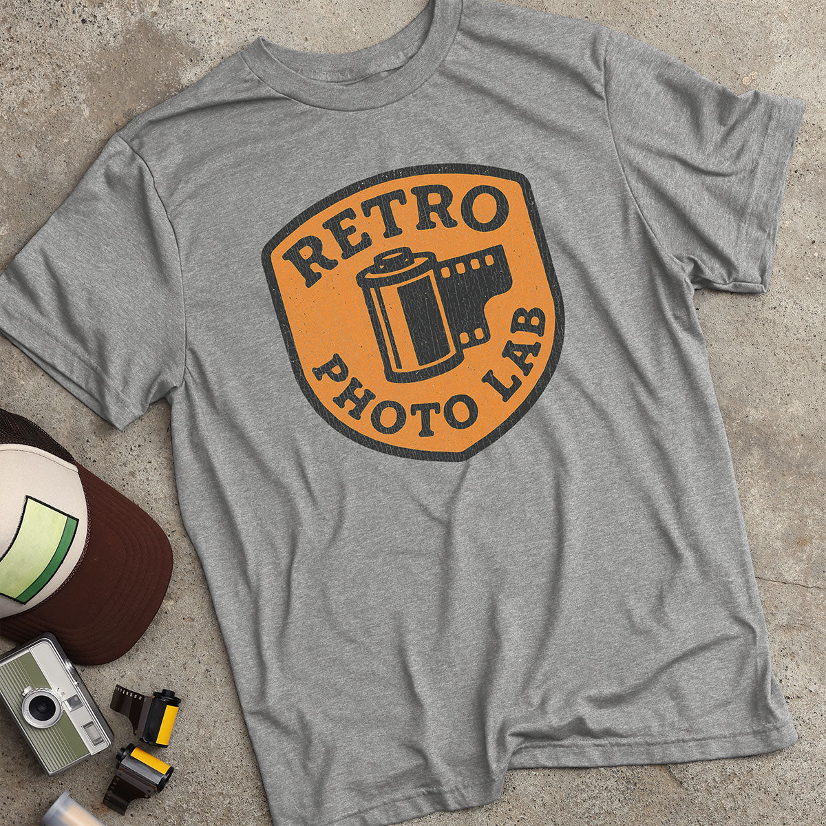 Retro Photo Lab Badge T-Shirt