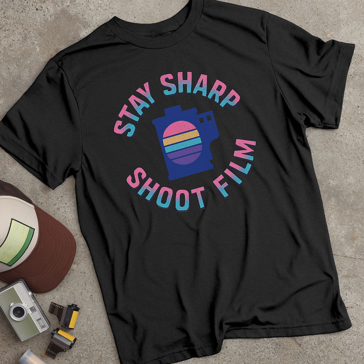 Stay Sharp Shoot Film T-Shirt