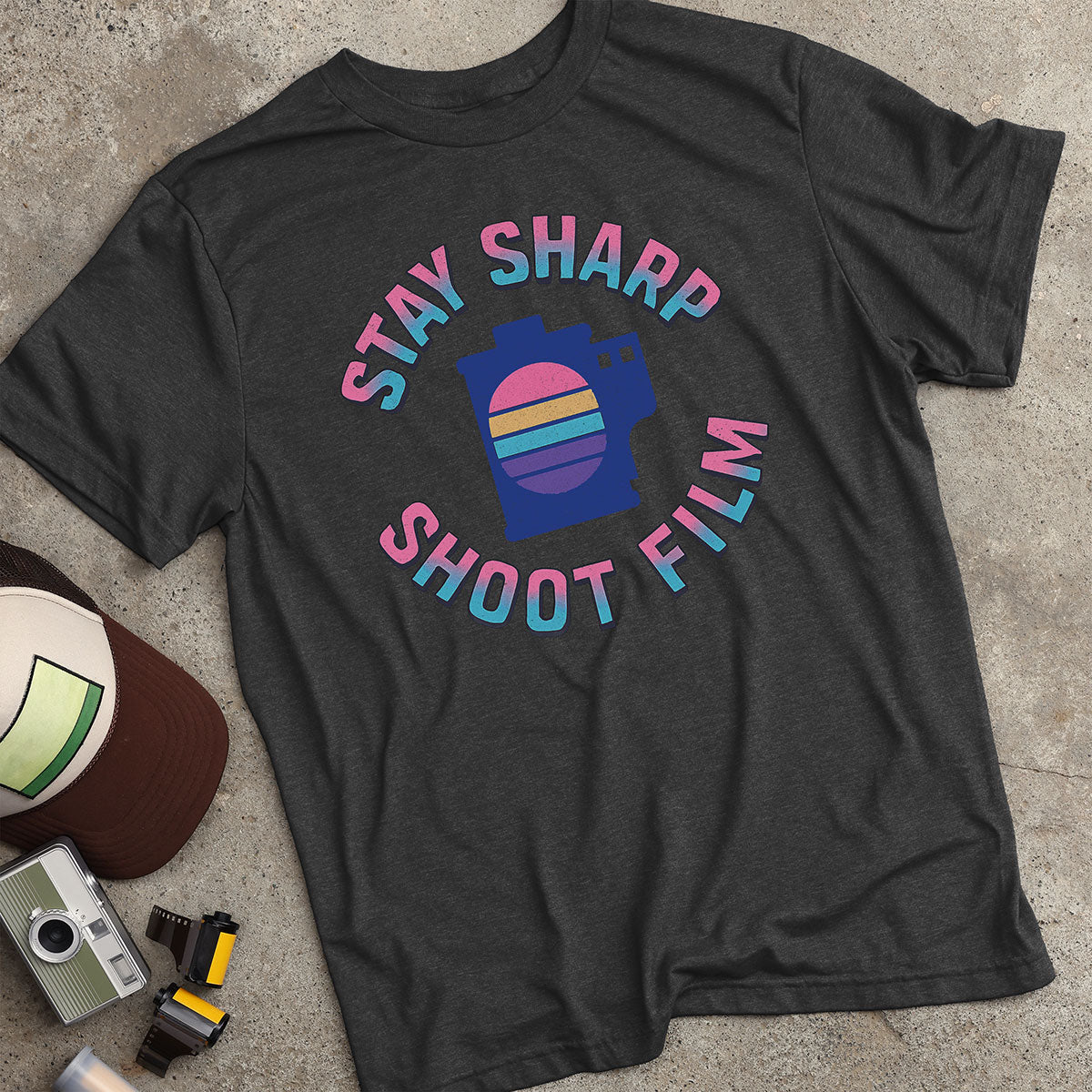 Stay Sharp Shoot Film T-Shirt