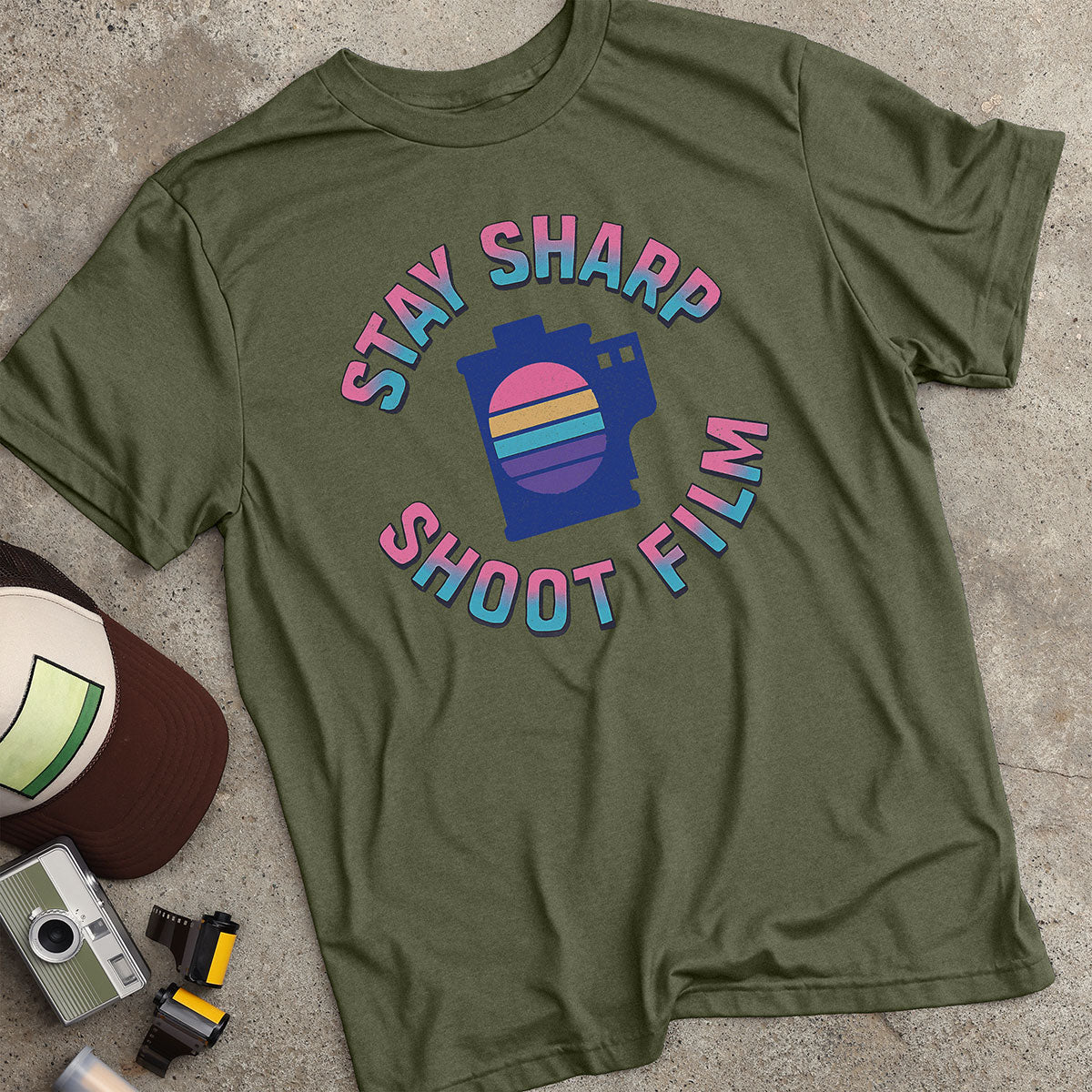 Stay Sharp Shoot Film T-Shirt