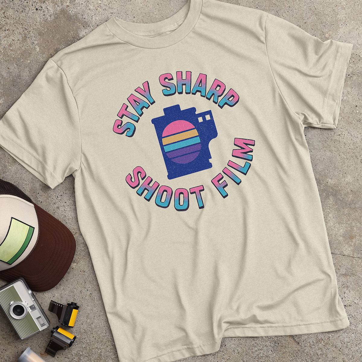 Stay Sharp Shoot Film T-Shirt