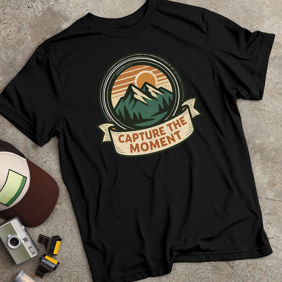 Capture The Moment Badge T-Shirt