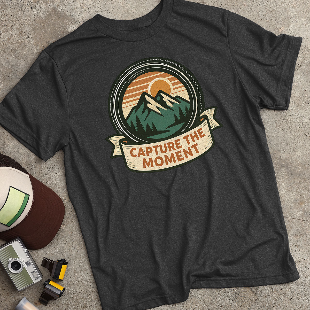 Capture The Moment Badge T-Shirt
