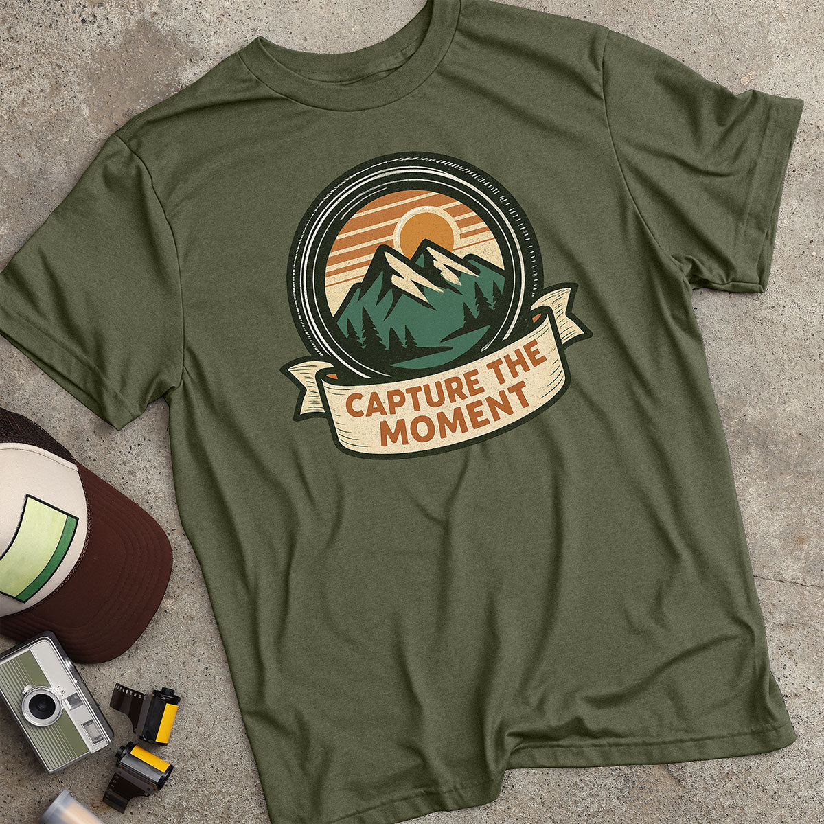 Capture The Moment Badge T-Shirt