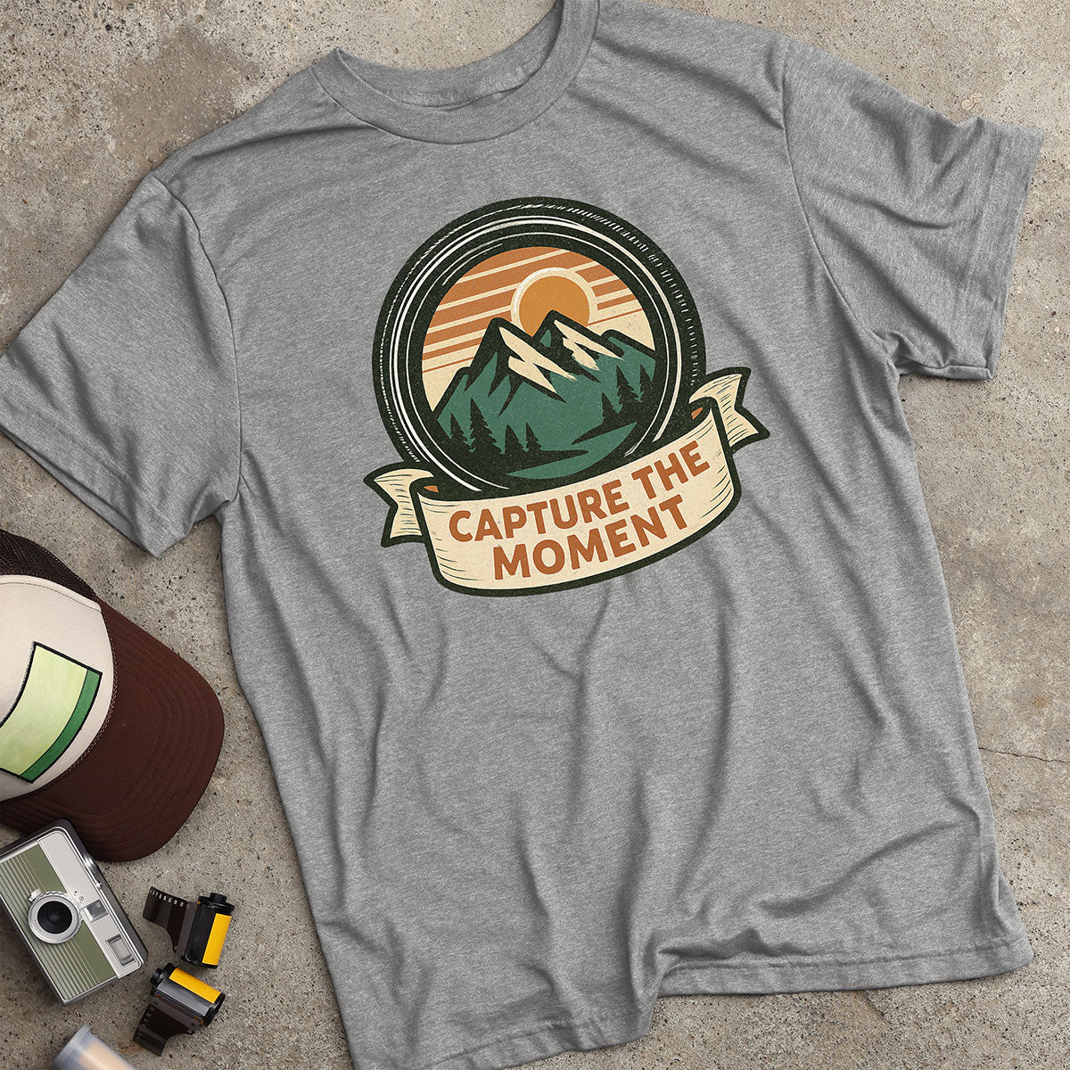 Capture The Moment Badge T-Shirt
