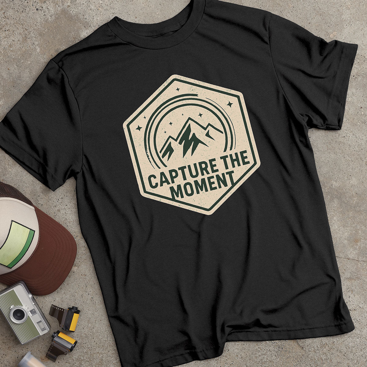 Capture The Moment Badge T-Shirt