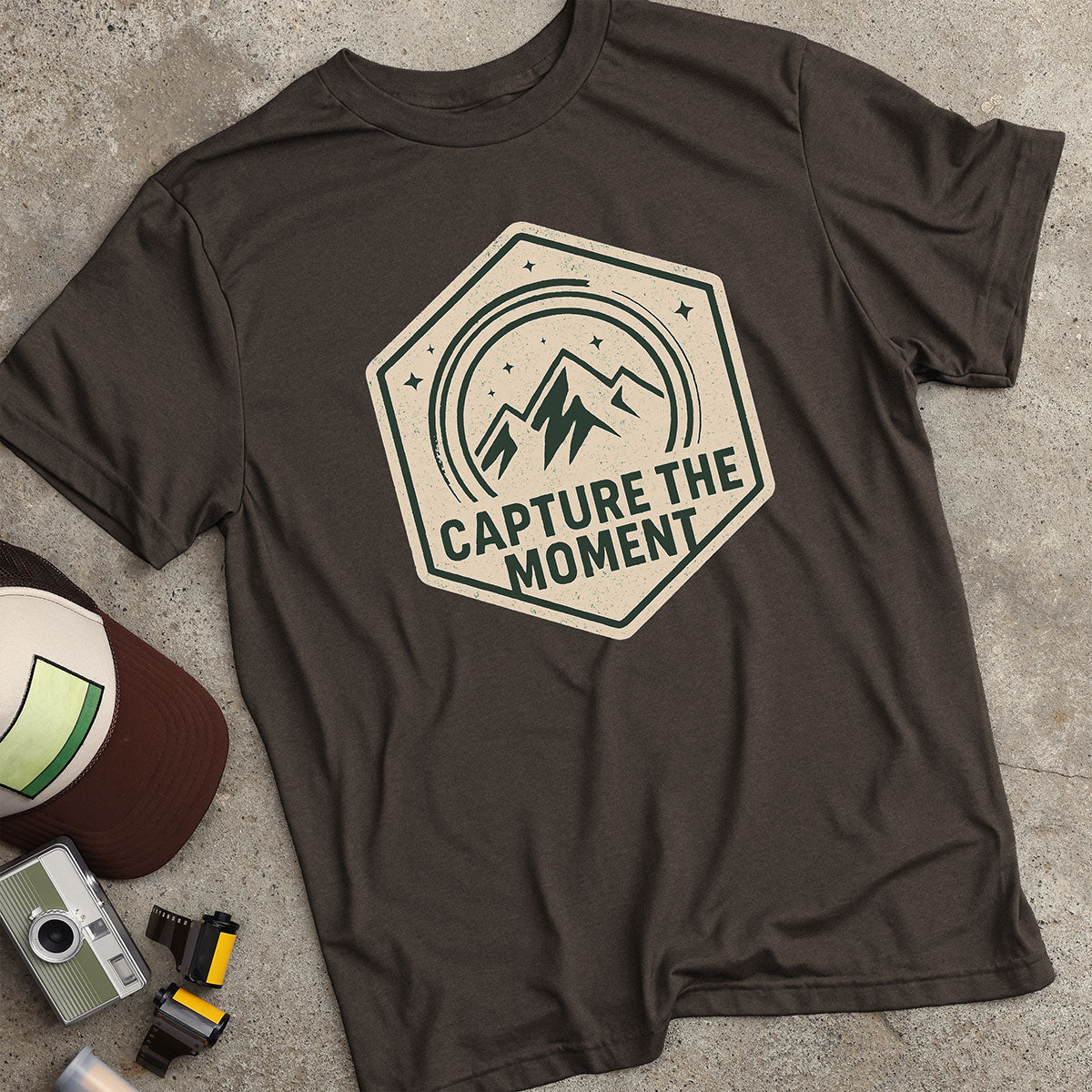Capture The Moment Badge T-Shirt