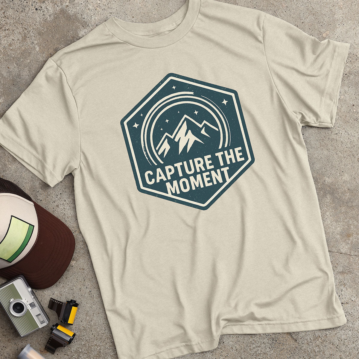 Capture The Moment Badge T-Shirt