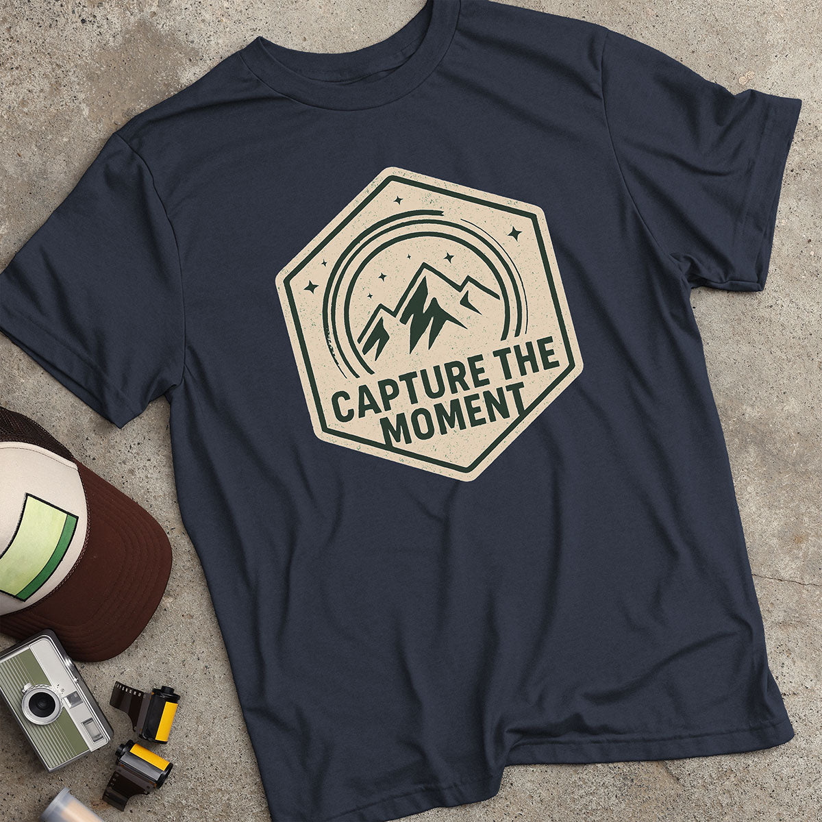 Capture The Moment Badge T-Shirt