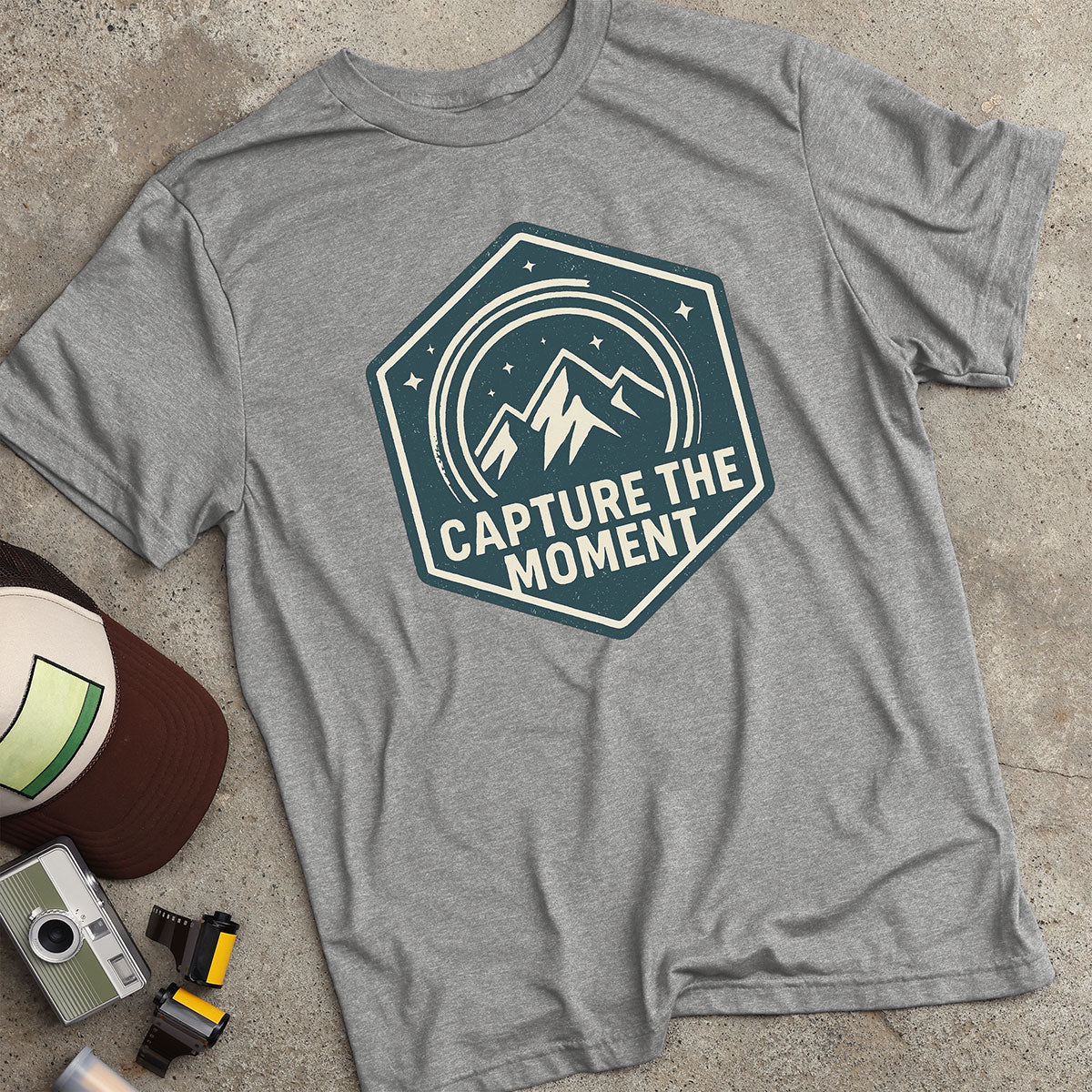 Capture The Moment Badge T-Shirt